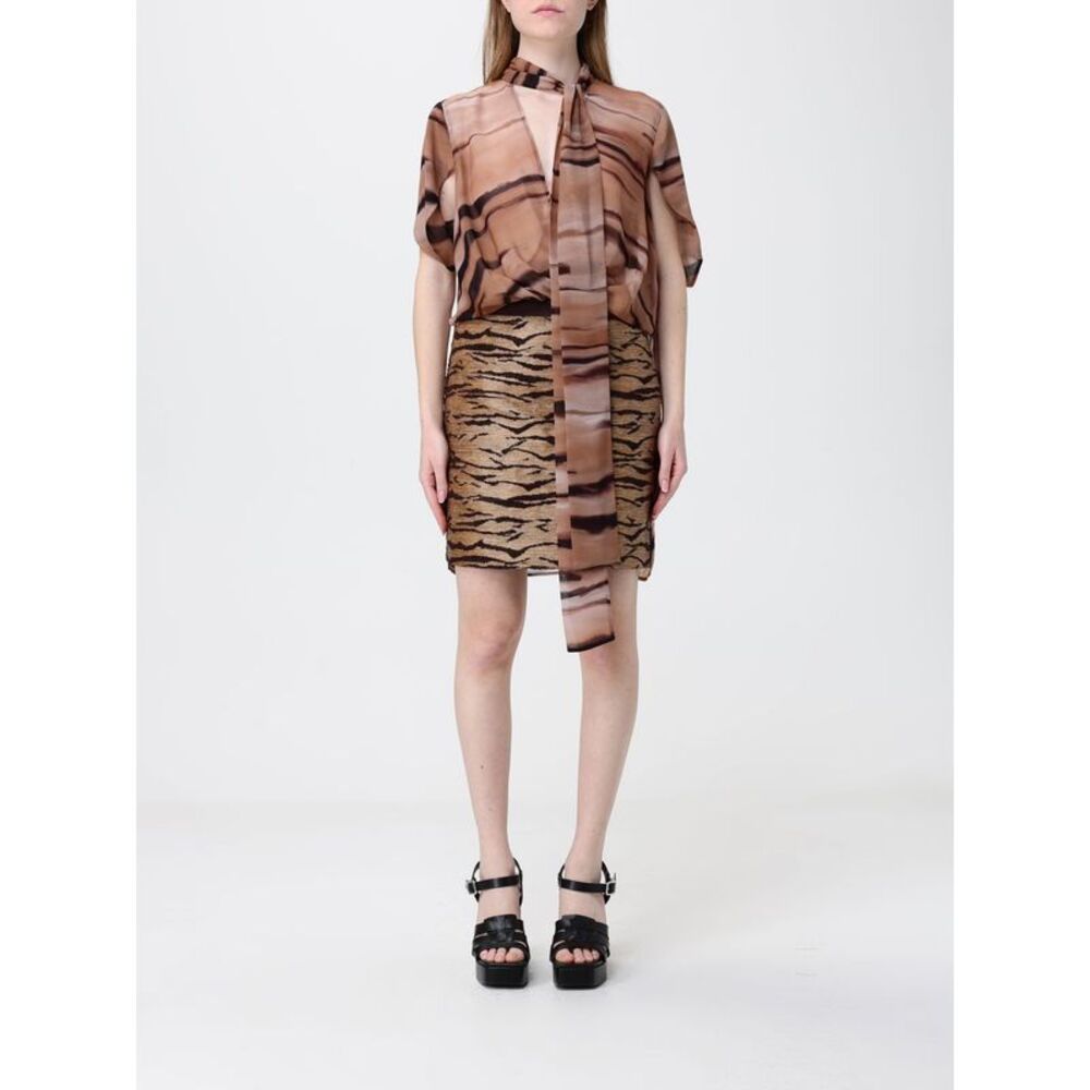 Elisabetta Franchi Women Printed Jersey Mini Dress Elisabetta Franchi
